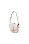 Charles Keith Horseshoe Buckle Saddle Bag Pink